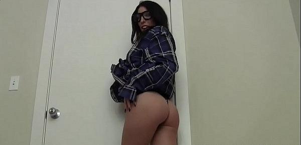  My schoolgirl pussy is right here for you JOI